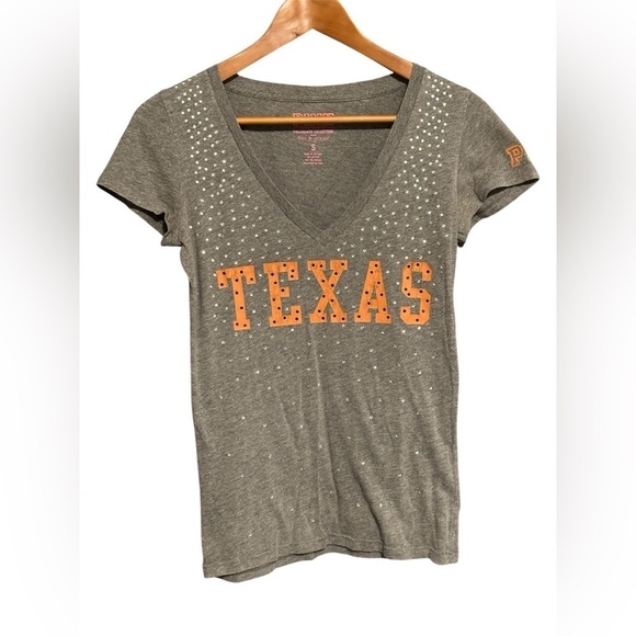 Pink by Victoria’s Secret Collegiate Collection Texas Shirt - Picture 1 of 6